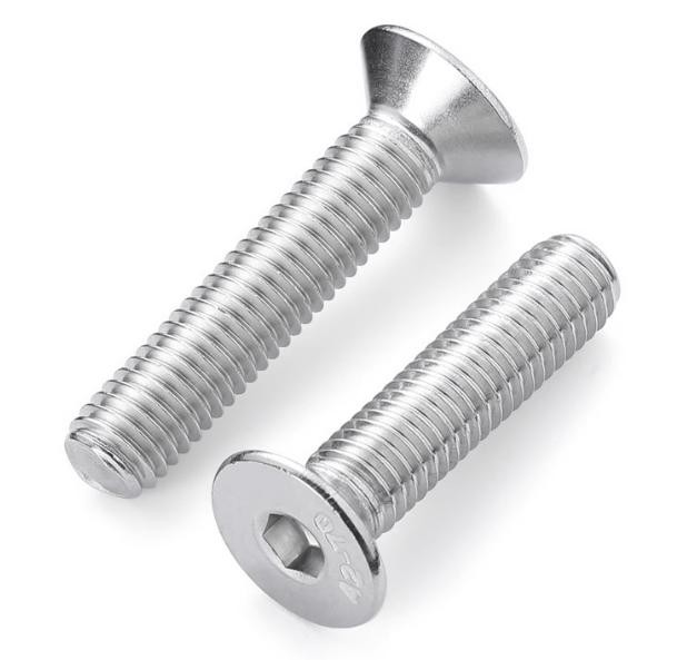 304 Sgriw Dur Di-staen Pen Fflat M4 * 16